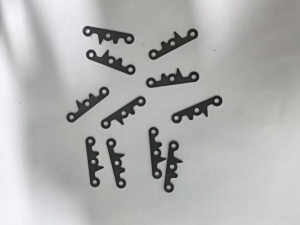 汽车内饰件左侧出风口叶片连杆第一层叶片连杆